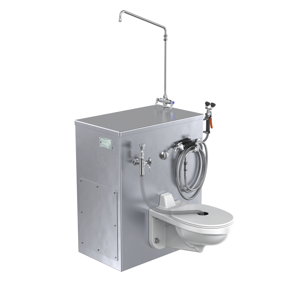 Flushing Embalming Station – Model 1036-9FS — Embalming Station by American Mortuary Equipment, image 5 product view 5