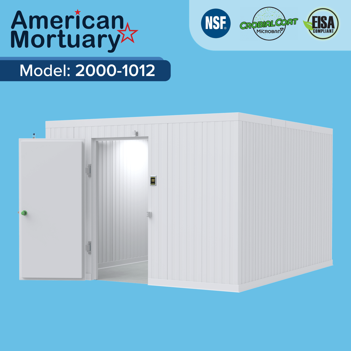 10x12 Walk-In Mortuary Cooler — Walk-In Mortuary Cooler by American Mortuary Coolers, image 9 product view 9