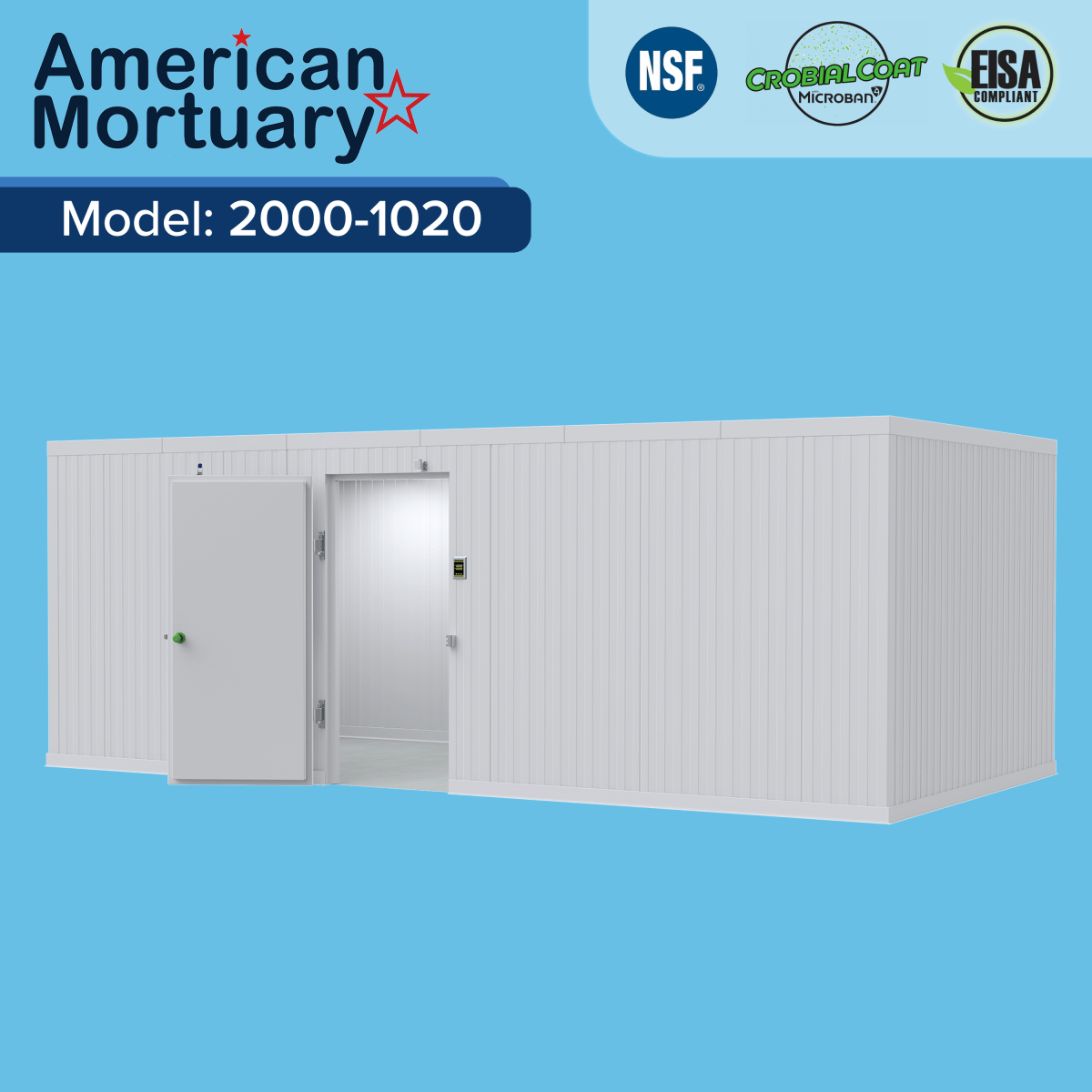 10x20 Walk-In Mortuary Cooler — Walk-In Mortuary Cooler by American Mortuary Coolers, image 8 product view 8