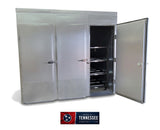 12 Body Triple-Door Mortuary Cooler — Upright Mortuary Cooler by American Mortuary Coolers, image 4 thumbnail 4