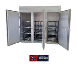 12 Body Triple-Door Mortuary Cooler — Upright Mortuary Cooler by American Mortuary Coolers, image 3 thumbnail 3