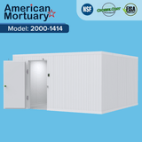 14x14 Walk-In Mortuary Cooler — Walk-In Mortuary Cooler by American Mortuary Coolers, image 6 thumbnail 6