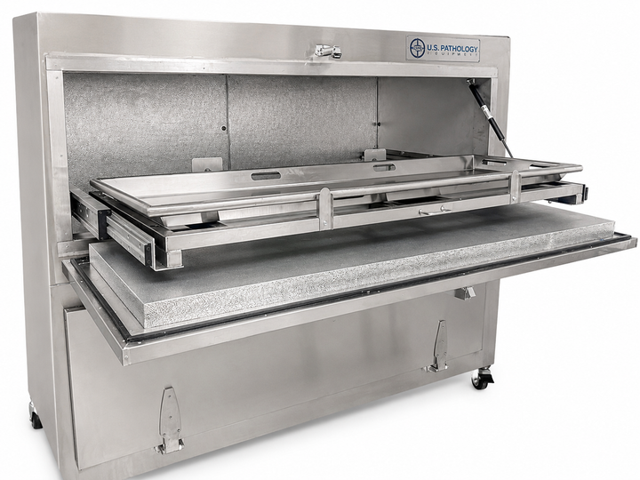 2-Body Bariatric Vault Morgue Cooler — Vault Morgue Cooler by American Mortuary Coolers, image 1