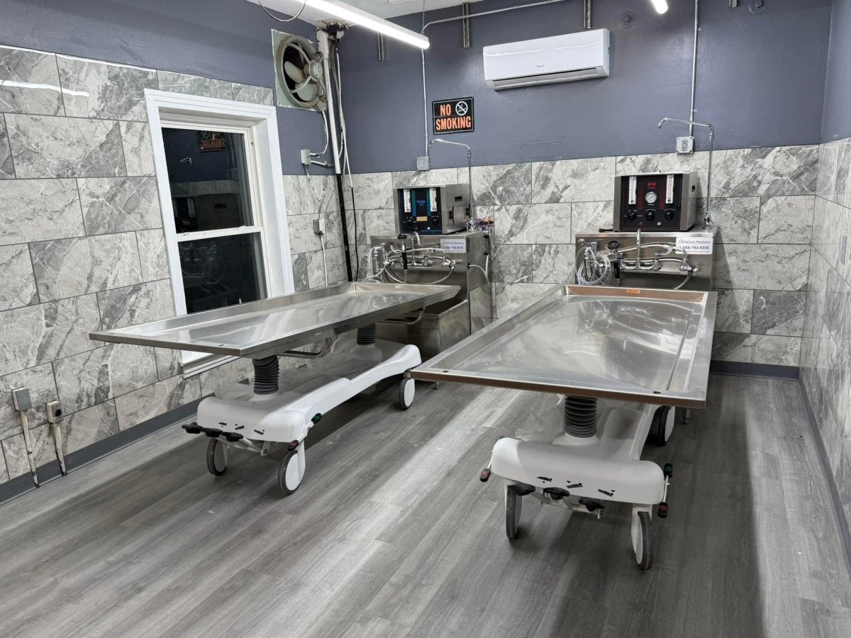 American Oversized Embalming Table - Bariatric — Embalming Table by American Mortuary Equipment, image 7 product view 7