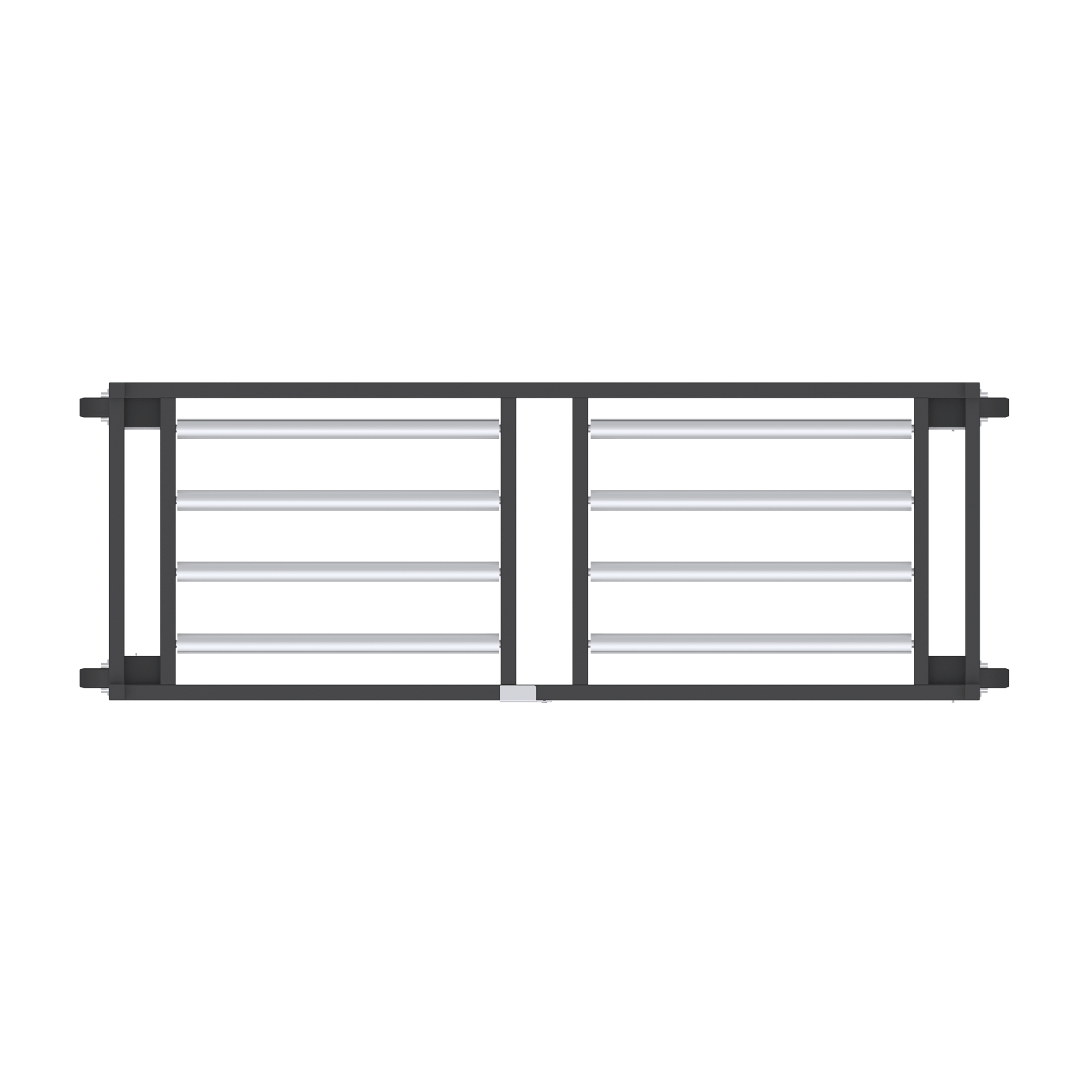 4 Tier Side-Loading Mortuary Rack — Mortuary Rack by American Mortuary Equipment, image 11 product view 11
