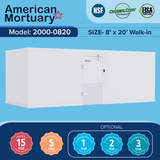 8x20 Walk-In Mortuary Cooler — Walk-In Mortuary Cooler by American Mortuary Coolers, image 10 thumbnail 10
