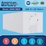 8x20 Walk-In Mortuary Cooler — Walk-In Mortuary Cooler by American Mortuary Coolers, image 2 thumbnail 2