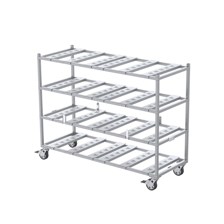 4 Tier Multi-Load Mortuary Rack – Model 2000-4TMD — Mortuary Rack by American Mortuary Coolers, image 1