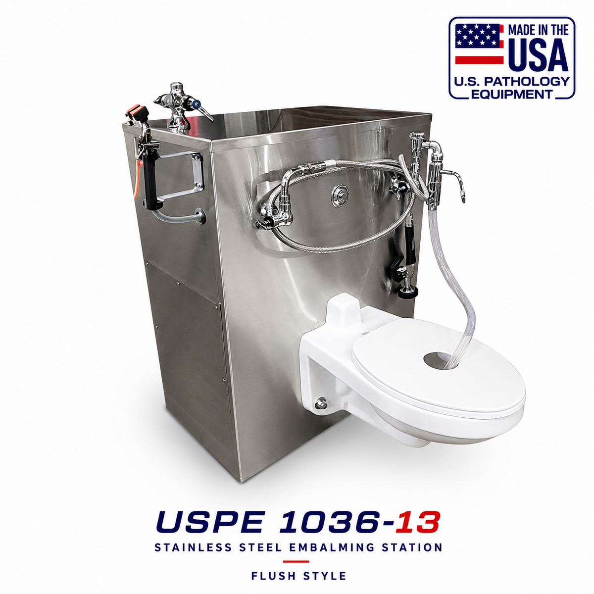 Flushing Embalming Station – Model 1036-9FS — Embalming Station by American Mortuary Equipment, image 1 product view 1