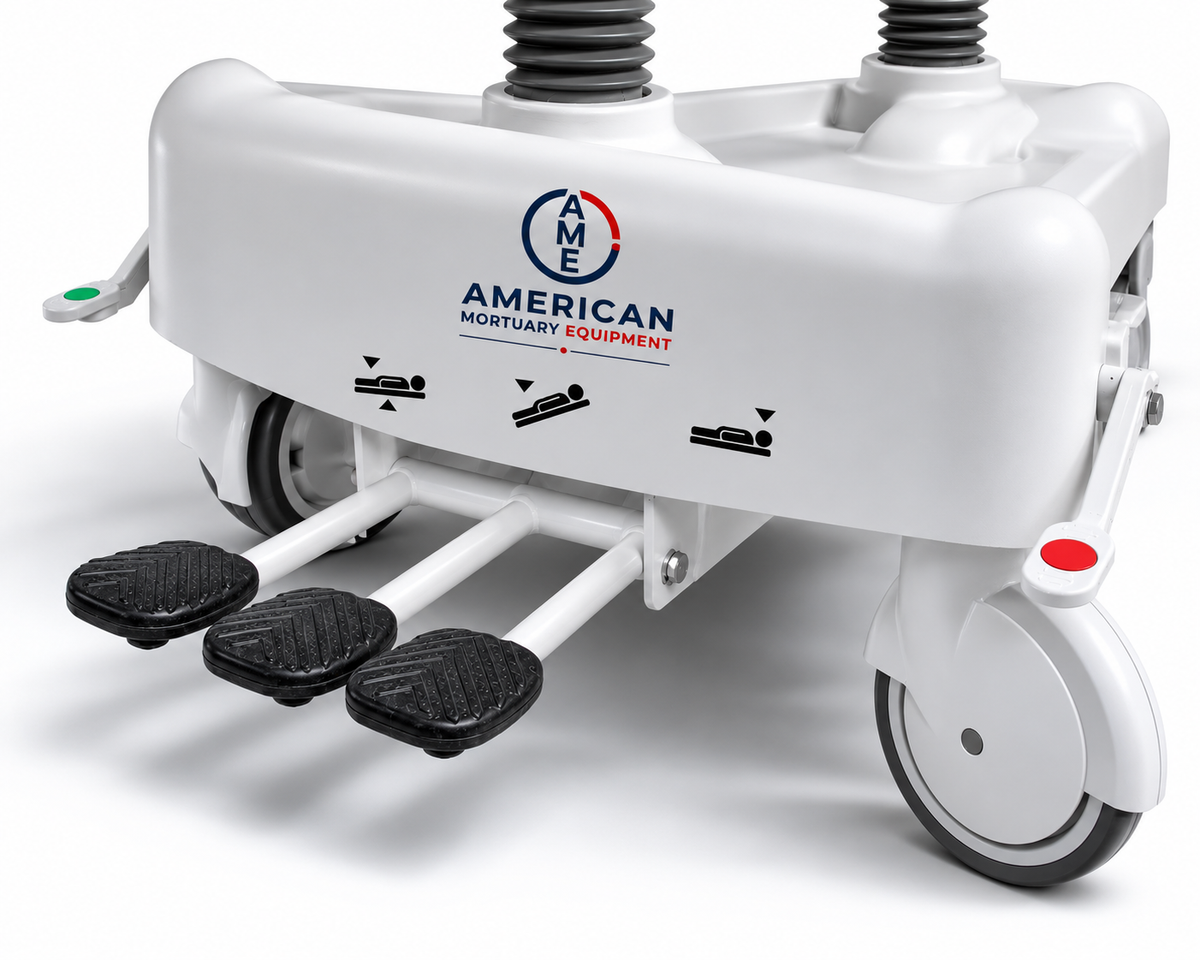 Hydraulic Embalming + Dressing Table Combo — Embalming Table Bundle by American Mortuary Equipment, image 8 product view 8
