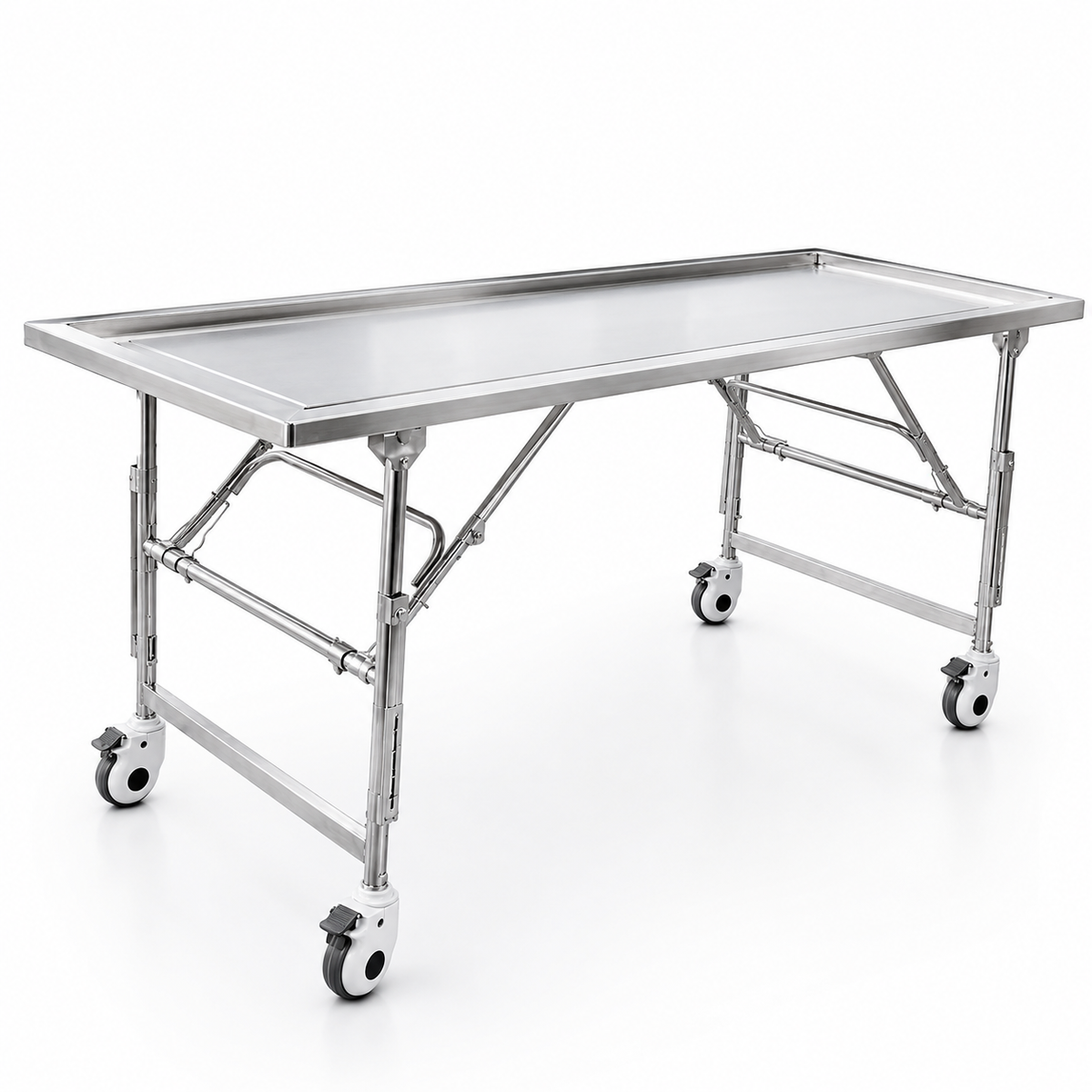 Economy Multi-Height Folding Embalming Table — Embalming Table by American Mortuary Equipment, image 6 product view 6