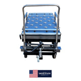1,000 lb Hydraulic Mortuary Manual Scissor Lift — Mortuary Lift by American Mortuary Equipment, image 10 thumbnail 10
