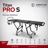 Titan PRO S 650 Mortuary Cot – 600 lb — Mortuary Cot by American Mortuary Equipment, image 1 thumbnail 1