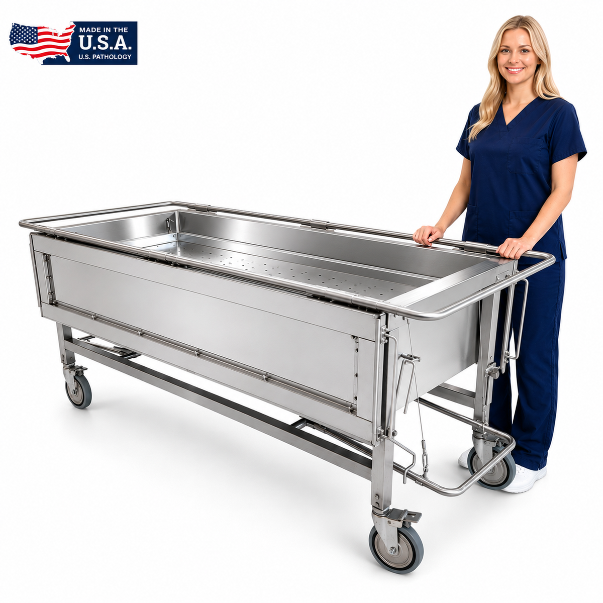 Manual Immersion Dissection Table – Model 1035-03M — Immersion Table by U.S. Pathology Equipment, image 1 product view 1