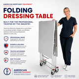 Single Folding Mortuary Dressing Table — Folding Dressing Table by American Mortuary Equipment, image 6 thumbnail 6
