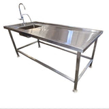 Autopsy Table with Integrated Sink — Autopsy Table by U.S. Pathology Equipment, image 2 thumbnail 2