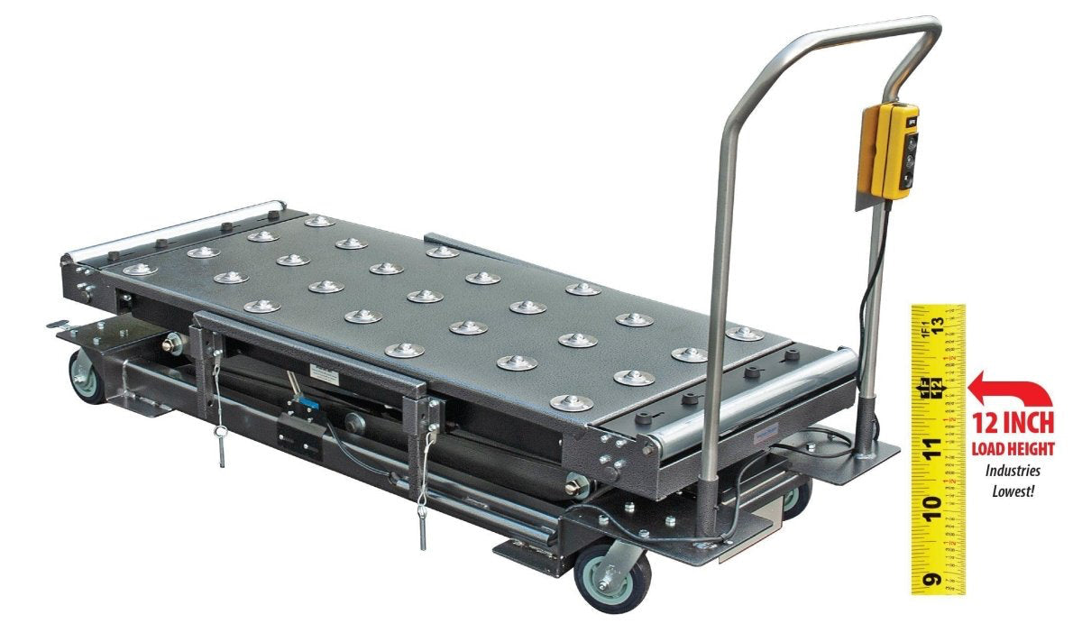 Low Profile Powered Mortuary Lift — Mortuary Lift by American Mortuary Equipment, image 2 product view 2