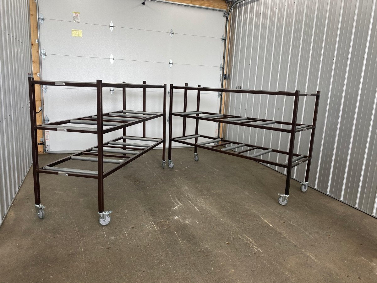 3-Tier End-Loading Mortuary Rack — Mortuary Rack by American Mortuary Equipment, image 4 product view 4