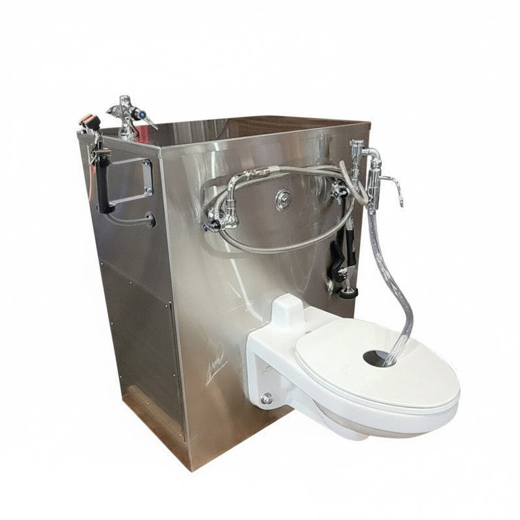 Flushing Embalming Station – Model 1036-9FS — Embalming Station by American Mortuary Equipment, image 2 product view 2