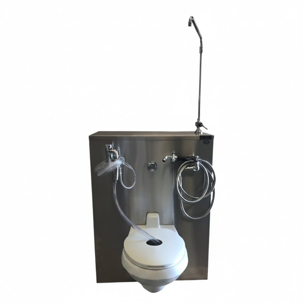 Flushing Embalming Station – Model 1036-9FS — Embalming Station by American Mortuary Equipment, image 3 product view 3
