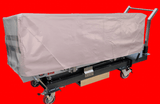 Covered Cadaver Scissor Lift – Model 1030-CTL-C — Morgue Cart by American Mortuary Equipment, image 4 thumbnail 4