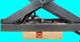 Covered Cadaver Scissor Lift – Model 1030-CTL-C — Morgue Cart by American Mortuary Equipment, image 3 thumbnail 3