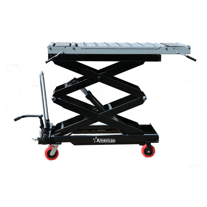 1,000 lb Hydraulic Mortuary Manual Scissor Lift — Mortuary Lift by American Mortuary Equipment, image 9 product view 9