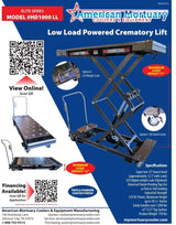 Low Profile Powered Mortuary Lift — Mortuary Lift by American Mortuary Equipment, image 7 thumbnail 7