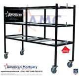 3-Tier End-Loading Mortuary Rack — Mortuary Rack by American Mortuary Equipment, image 1 thumbnail 1