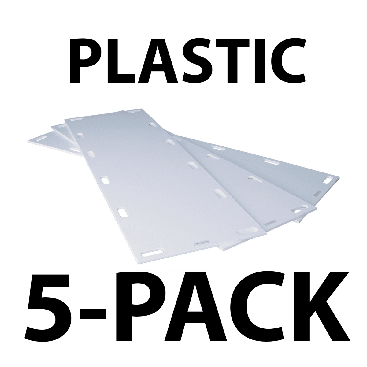 Plastic Mortuary Rack Storage Board (Set of five) — Mortuary Rack Boards by American Mortuary Coolers, image 1 product view 1