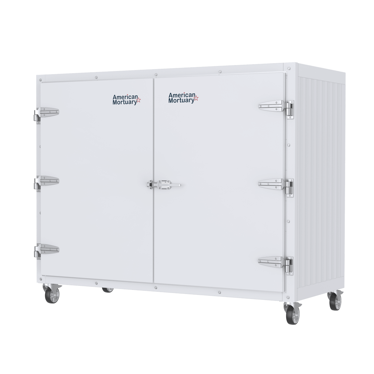 3 Body Bariatric Side-Load Mortuary Cooler — Upright Mortuary Cooler by American Mortuary Coolers, image 9 product view 9