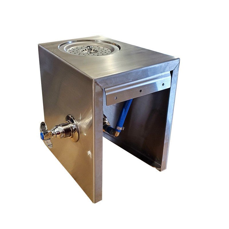 Stainless Embalming Collection Module – Model 1247-1 — Embalming Station by American Mortuary Equipment, image 4 product view 4