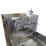 Stainless Embalming Sink Station – Model 1036-ES — Embalming Station by American Mortuary Equipment, image 8 thumbnail 8