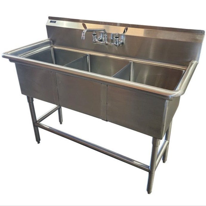 Triple Scrub Station – Model 1035-06-3 — Sink Station by U.S. Pathology Equipment, image 1